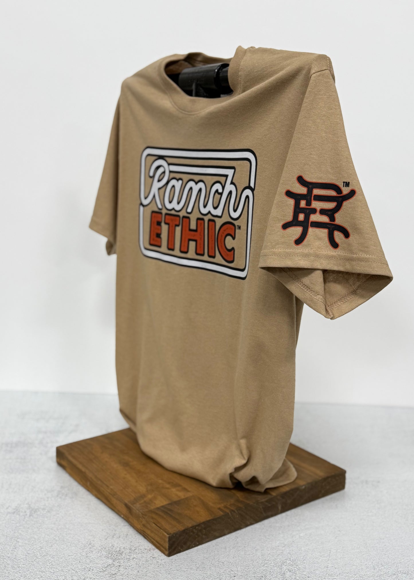 Tan Logo Tee