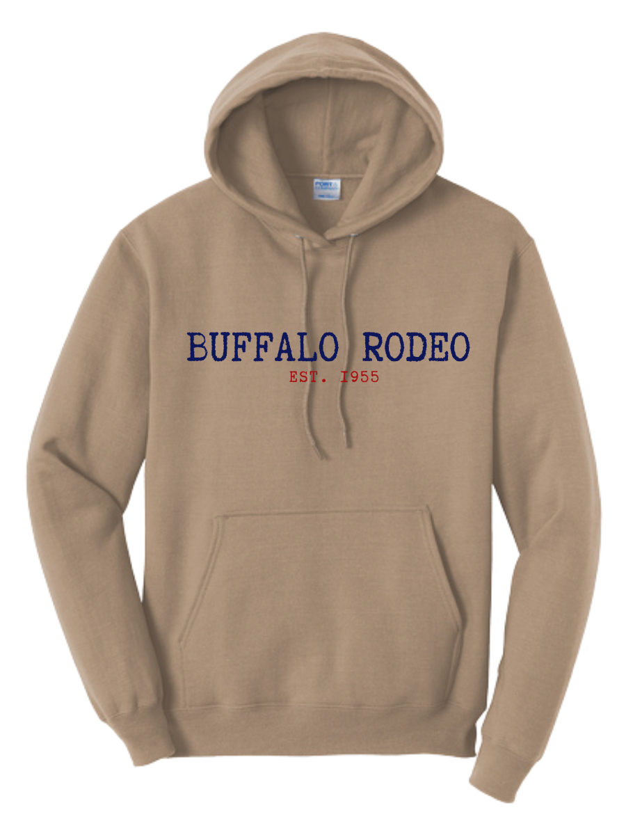 Buffalo Rodeo Typewriter Hoodie