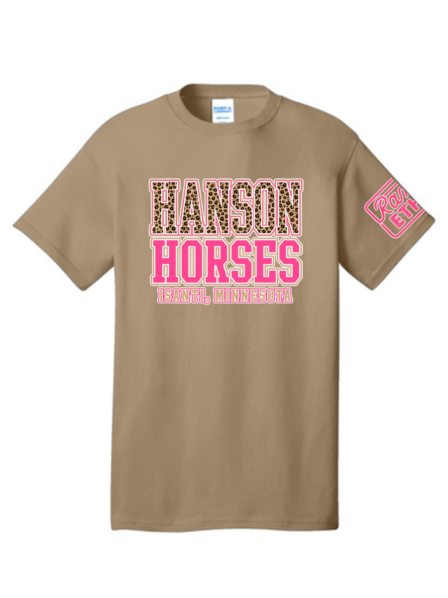 Hanson Horses Leopard Logo Tee