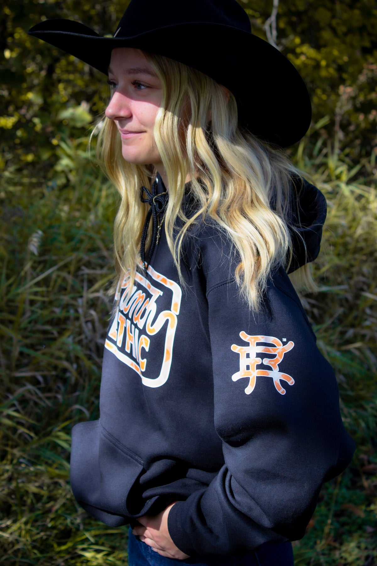 Orange Plaid Logo Items