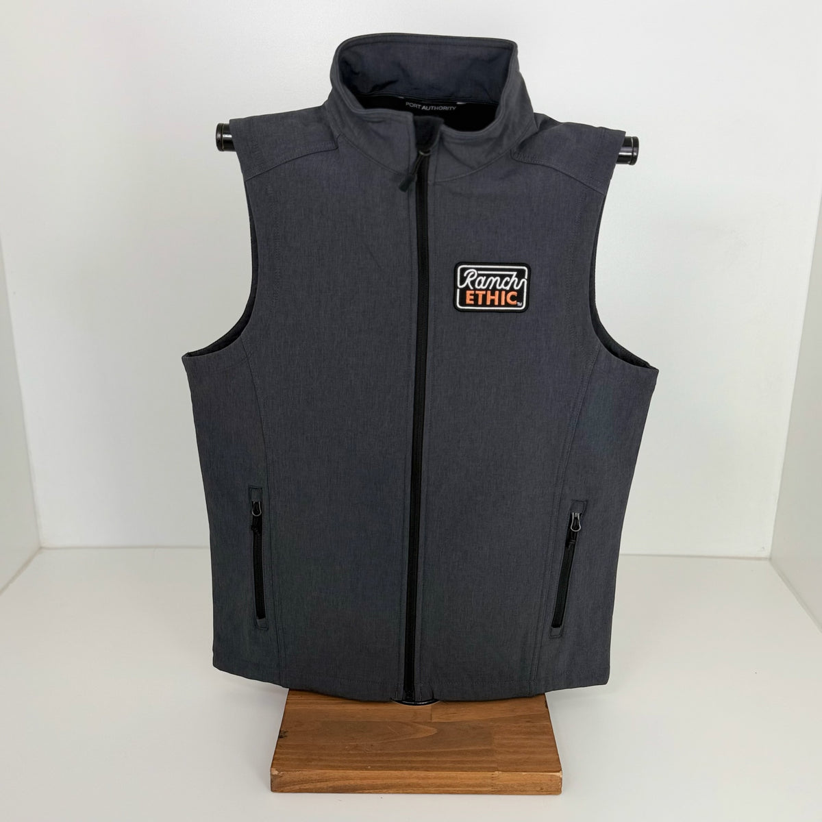 Heathered Charcoal Softshell Vest