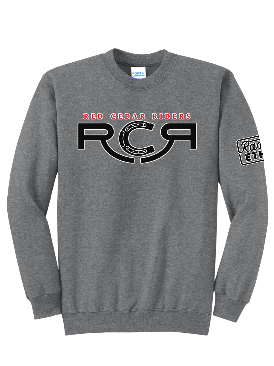 Red Cedar Riders Logo Crewneck