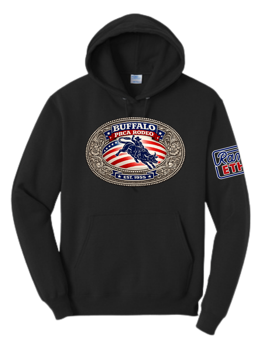 YOUTH Buffalo Rodeo Buckle Hoodie