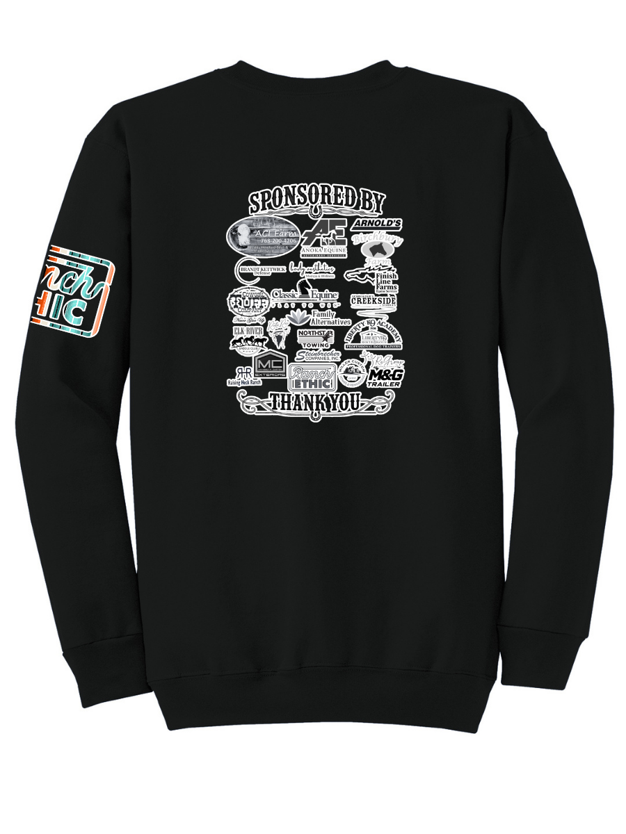 Cans for Kids Serape Logo Crewneck