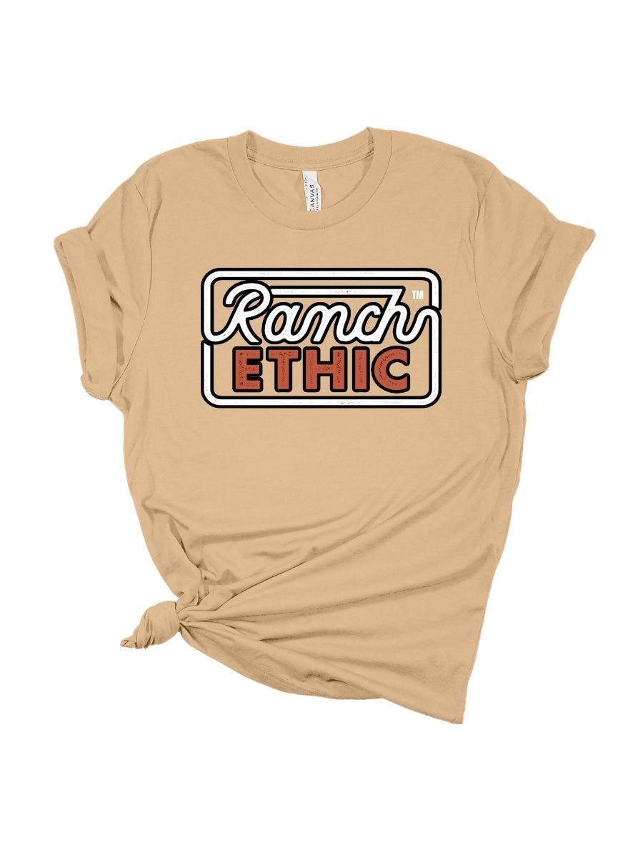 Tan Logo Tee