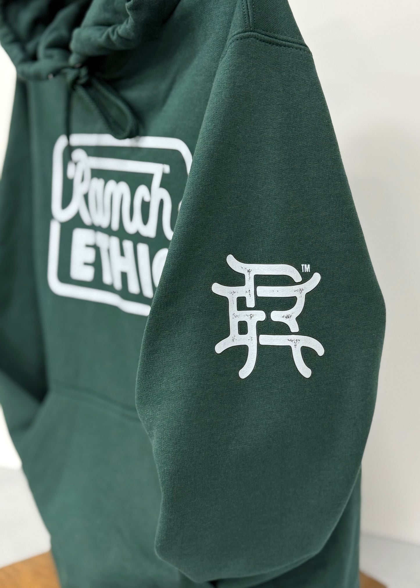 Dark Green Logo Hoodie