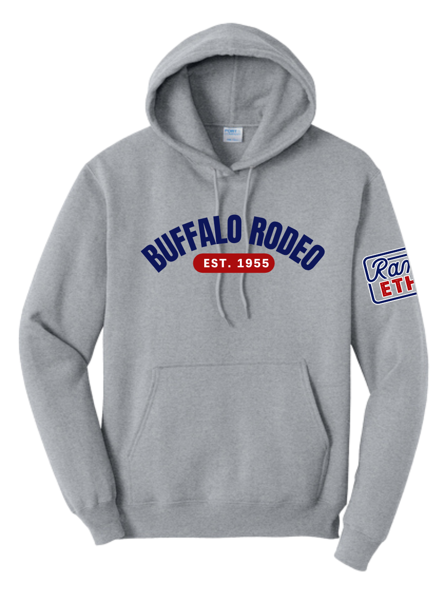 Buffalo Rodeo Arched Hoodie