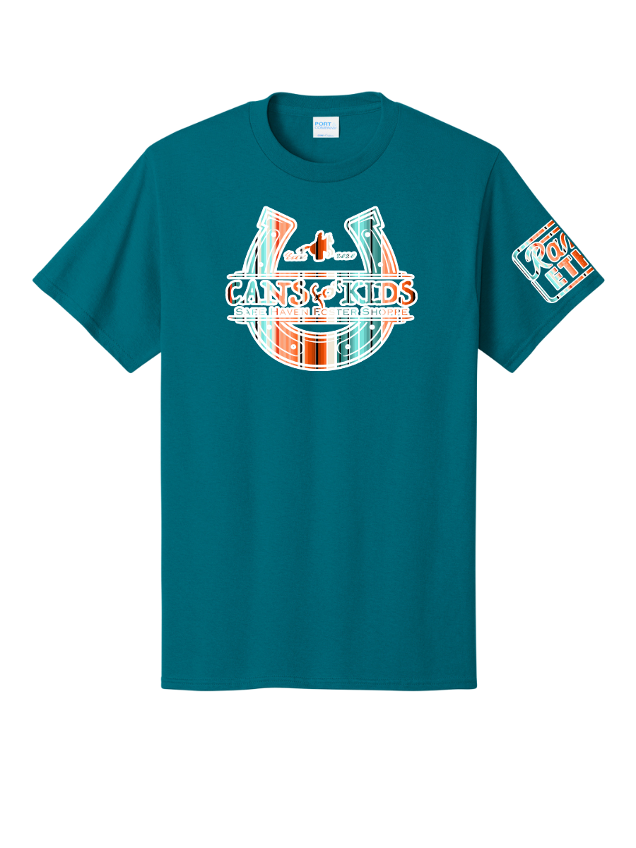 Cans for Kids Serape Logo Tee