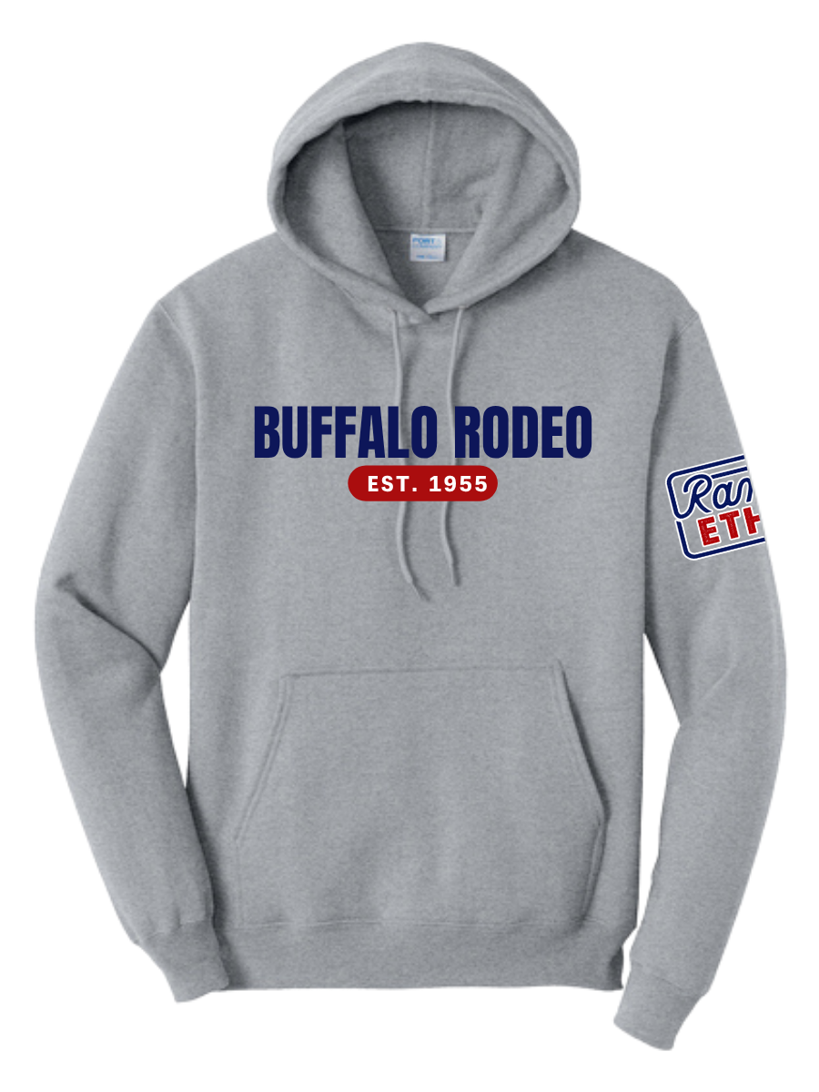 YOUTH Buffalo Rodeo Est. Hoodie
