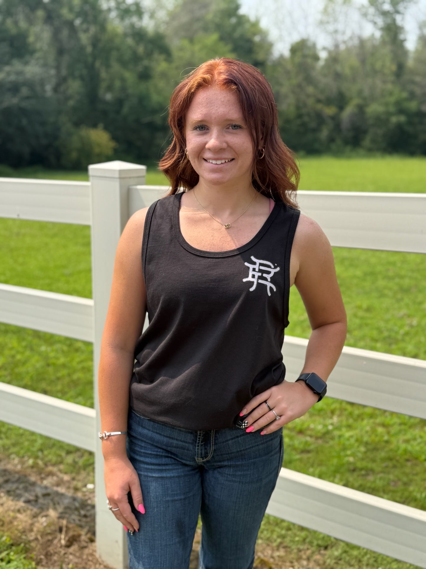 Women’s Black Logo Tank
