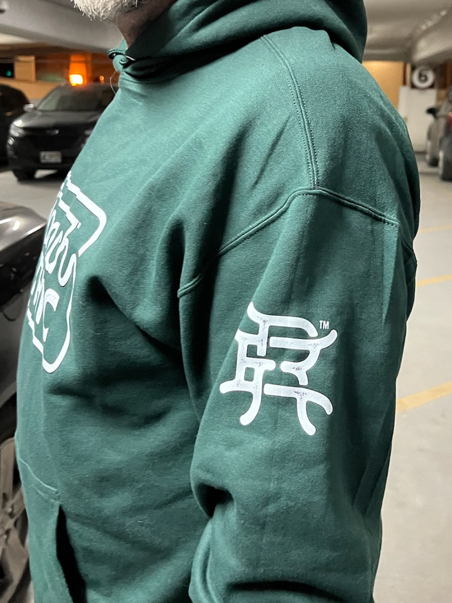 Dark Green Logo Hoodie