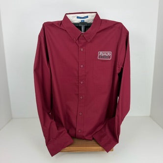 **Limited Edition Burgundy Button Up UNISEX Sizes
