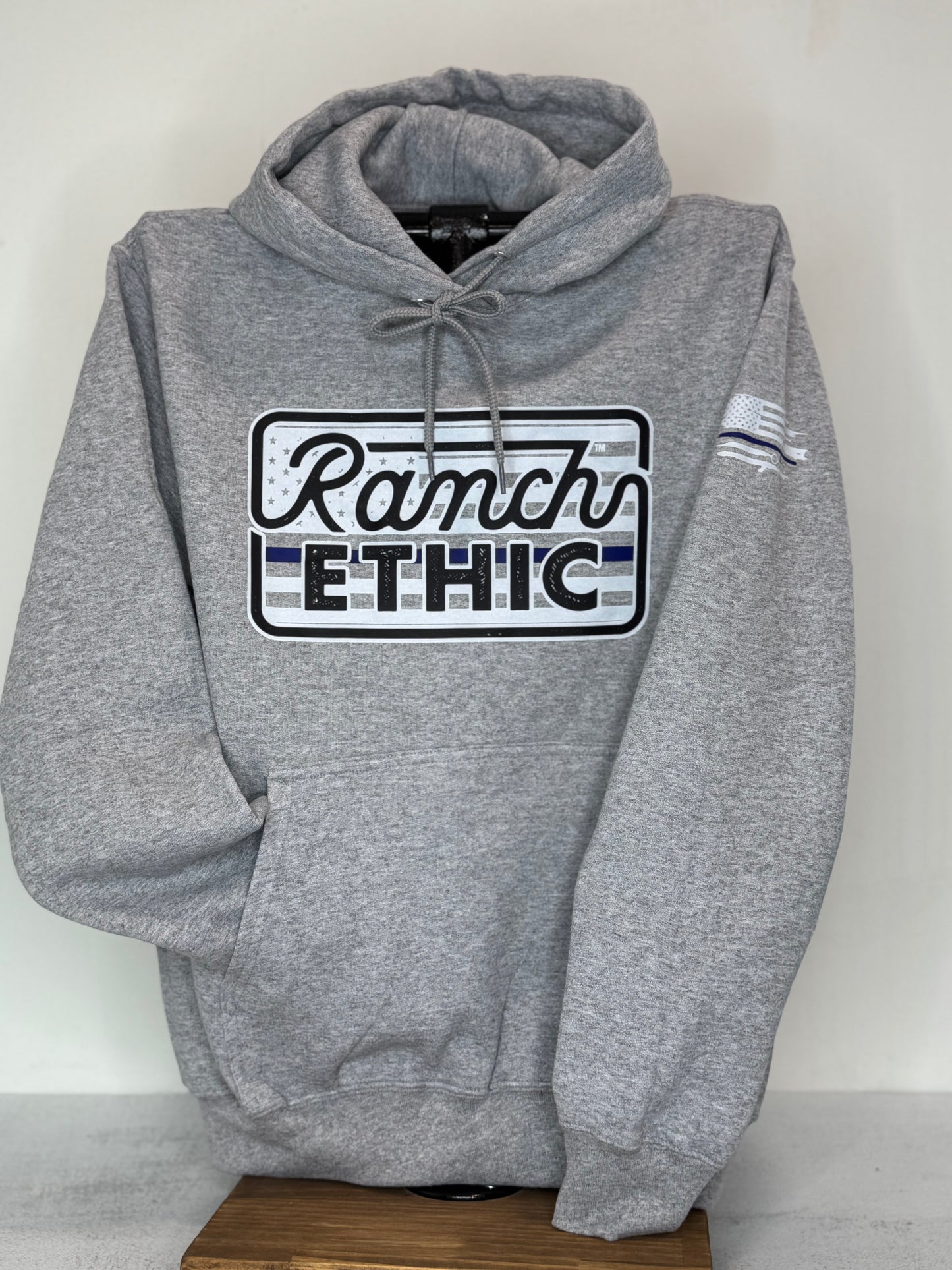 Blue Line Logo Hoodie