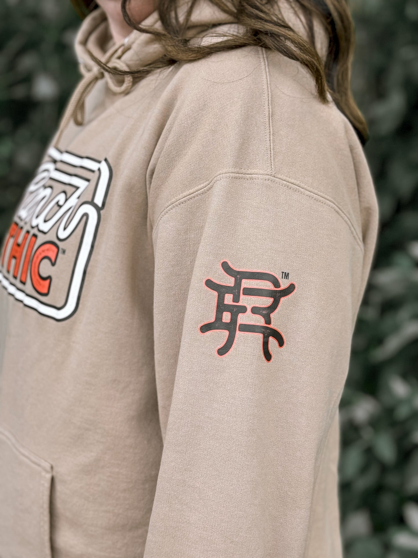 Tan Logo Hoodie