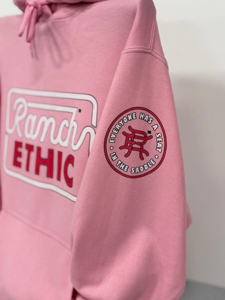Tough Enough to Wear Pink Logo Hoodie