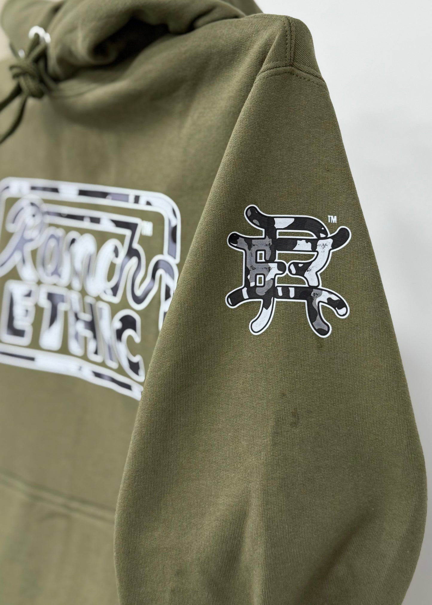 Olive Logo Hoodie