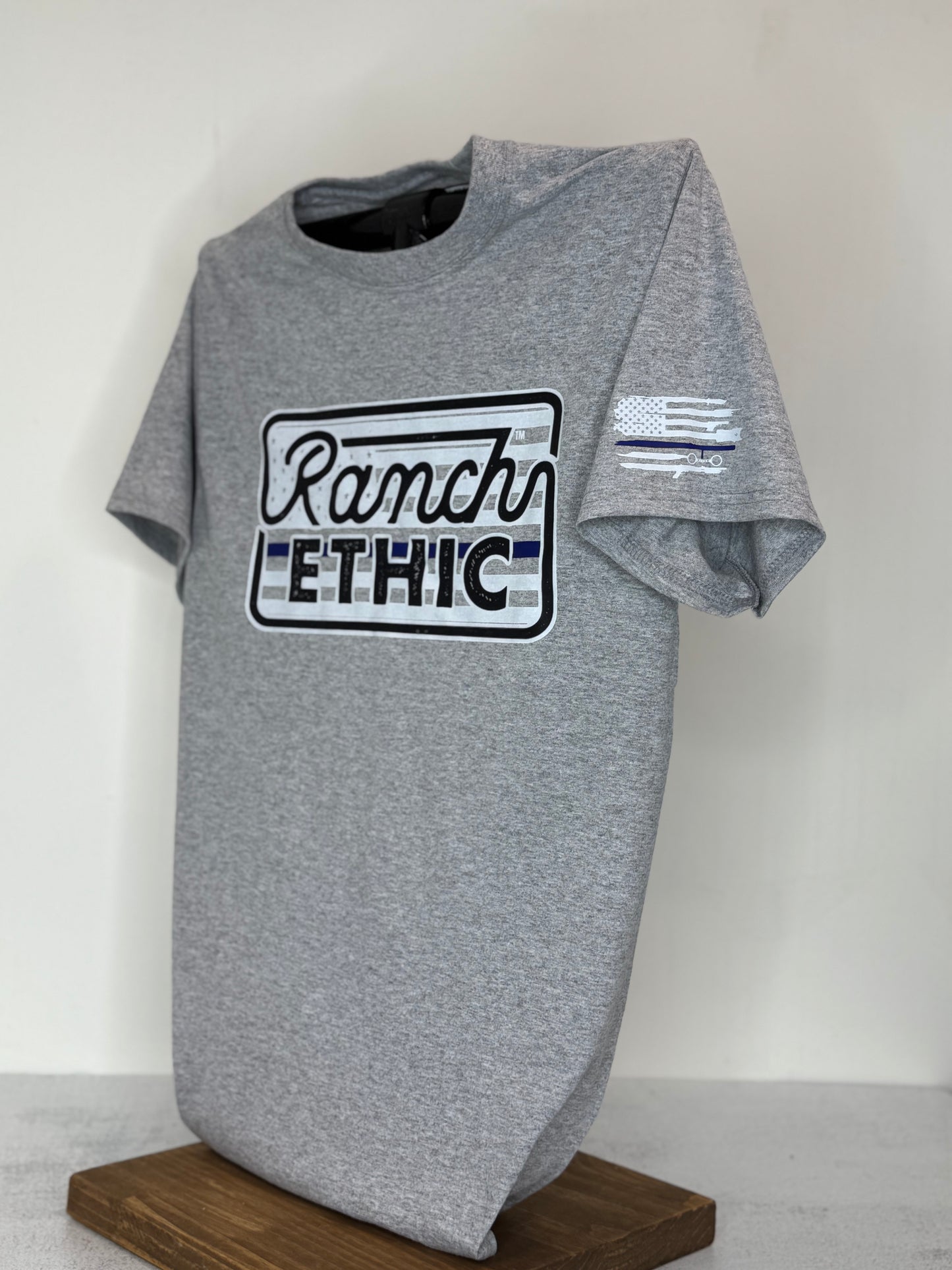 Blue Line Logo Tee