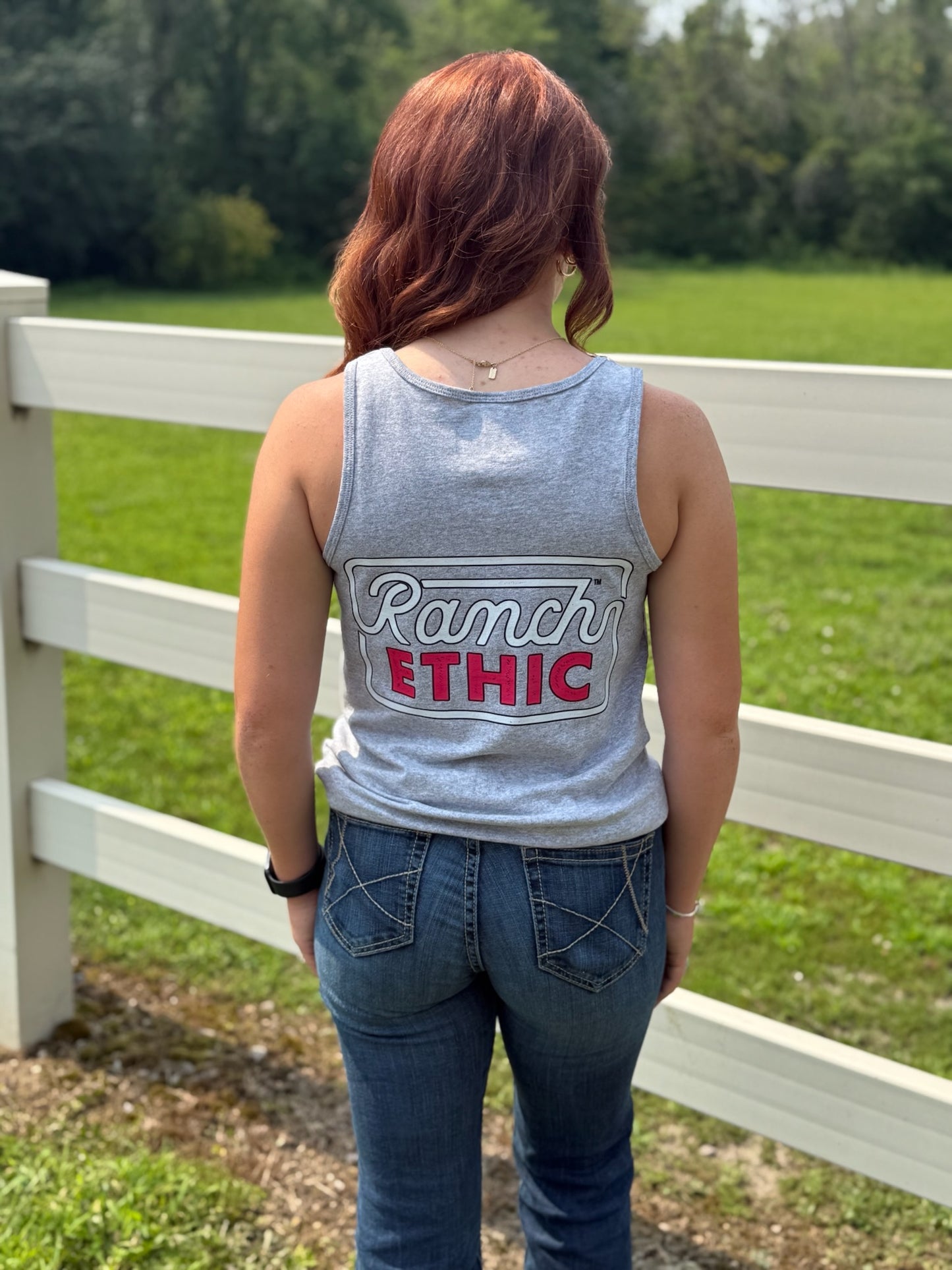 Women’s Grey Logo Tank