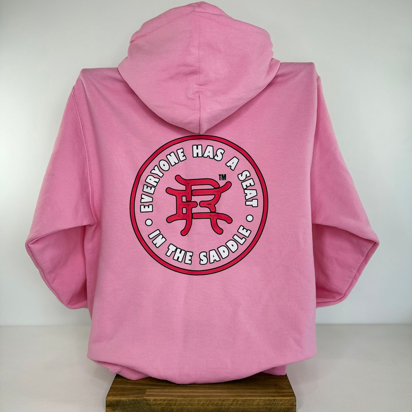 Pink Circle Logo Hoodie