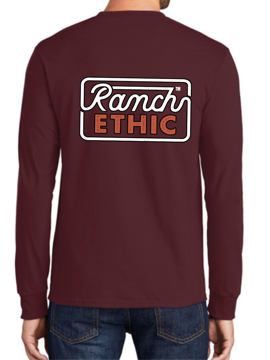 Maroon Logo Long Sleeve