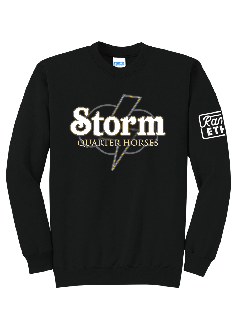 Storm Quarter Horses Logo Crewneck