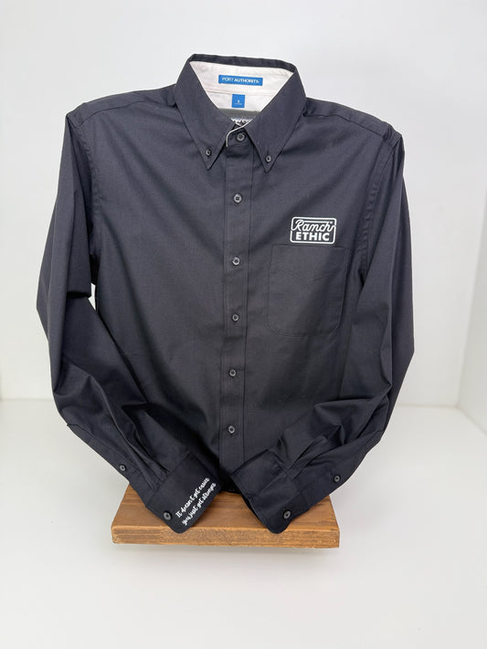 Black Button Up UNISEX Sizes