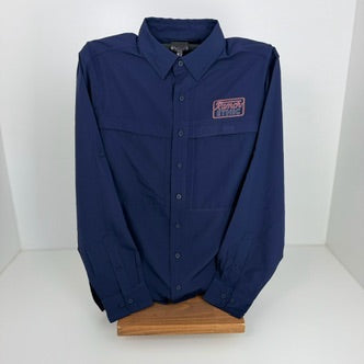 **Limited Edition Breathable Navy Button Up UNISEX Sizes