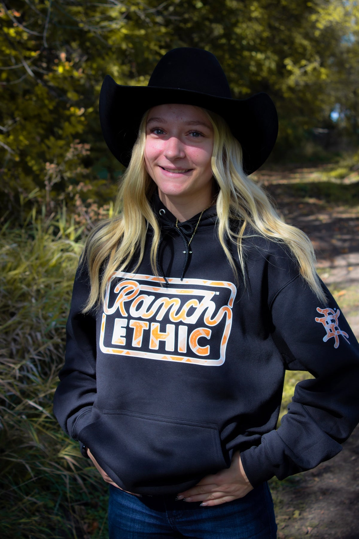 Orange Plaid Logo Items