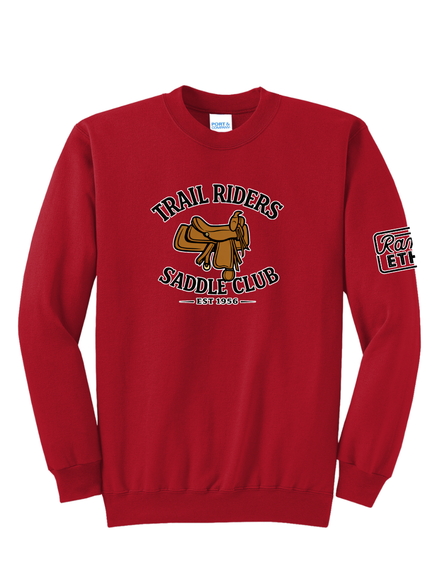 Trail Riders Logo Crewneck – Ranch Ethic