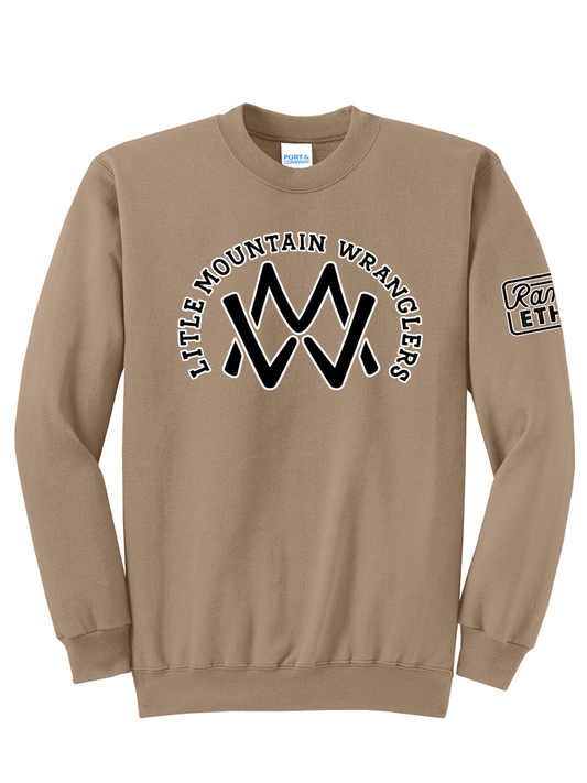 Little Mountain Wranglers Logo Crewneck