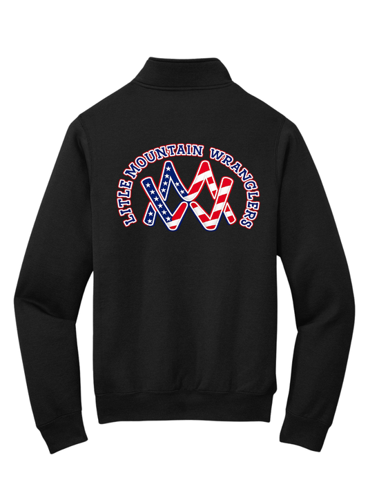 Little Mountain Wranglers Logo Quarterzip