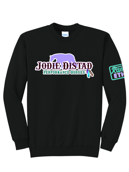 Jodie Distad Performance Horses Logo Crewneck