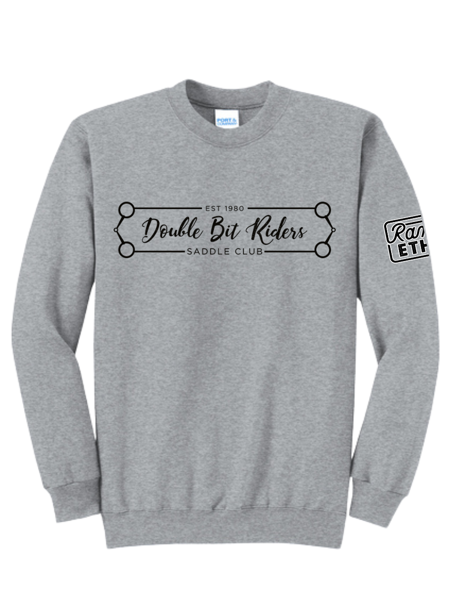 Double Bit Riders Logo Crewneck