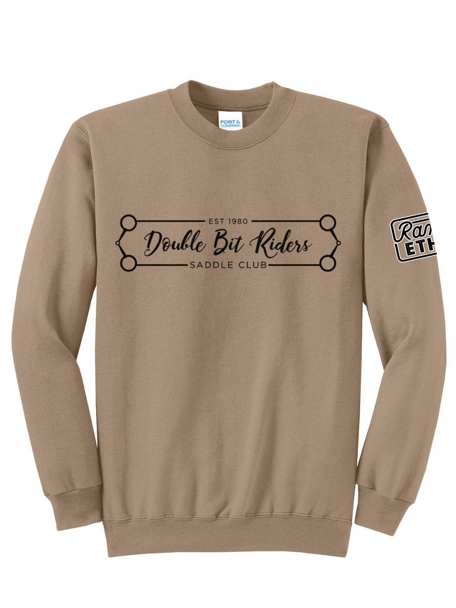 Double Bit Riders Logo Crewneck