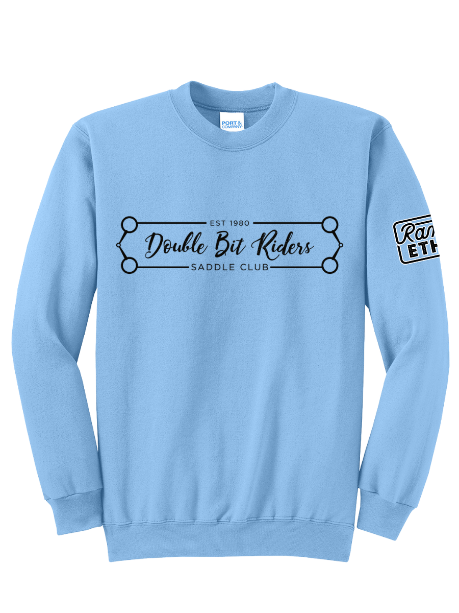 Double Bit Riders Logo Crewneck