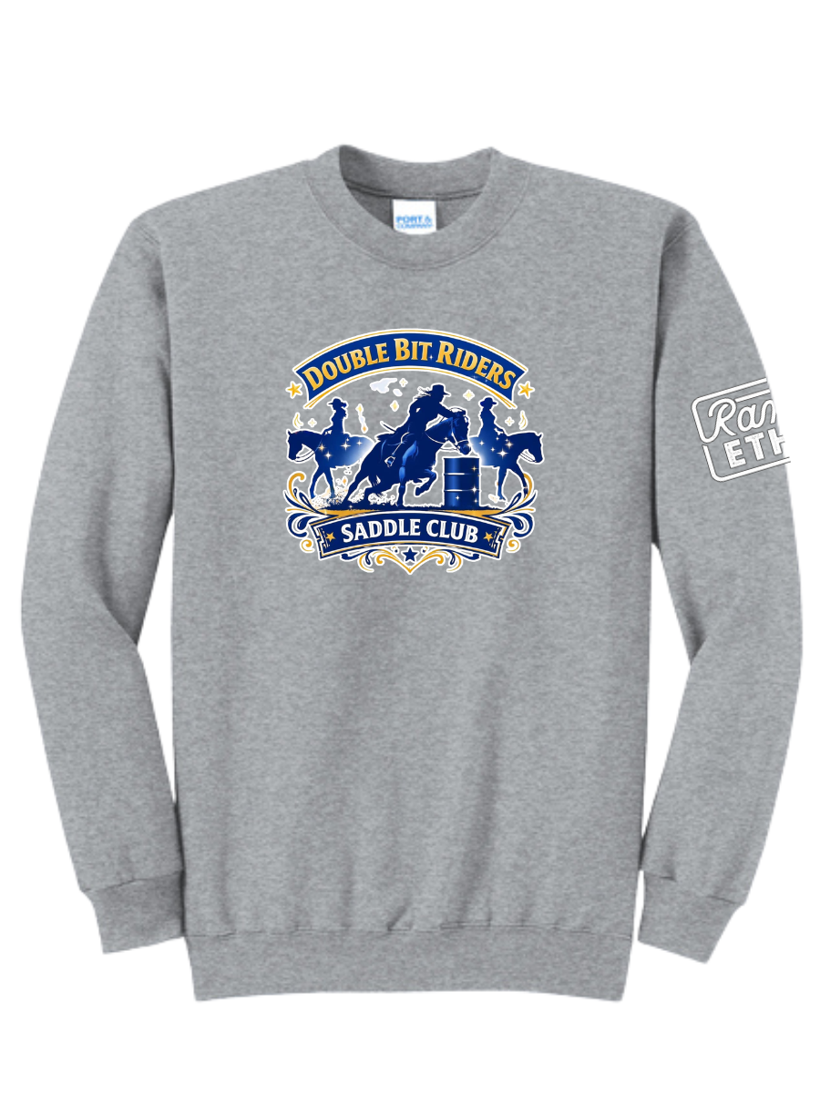 Double Bit Riders Logo Crewneck