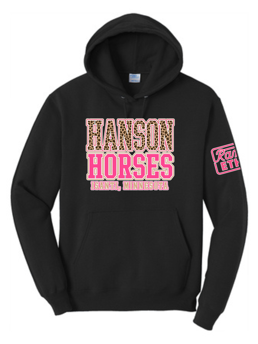 Hanson Horses Leopard Logo Hoodie