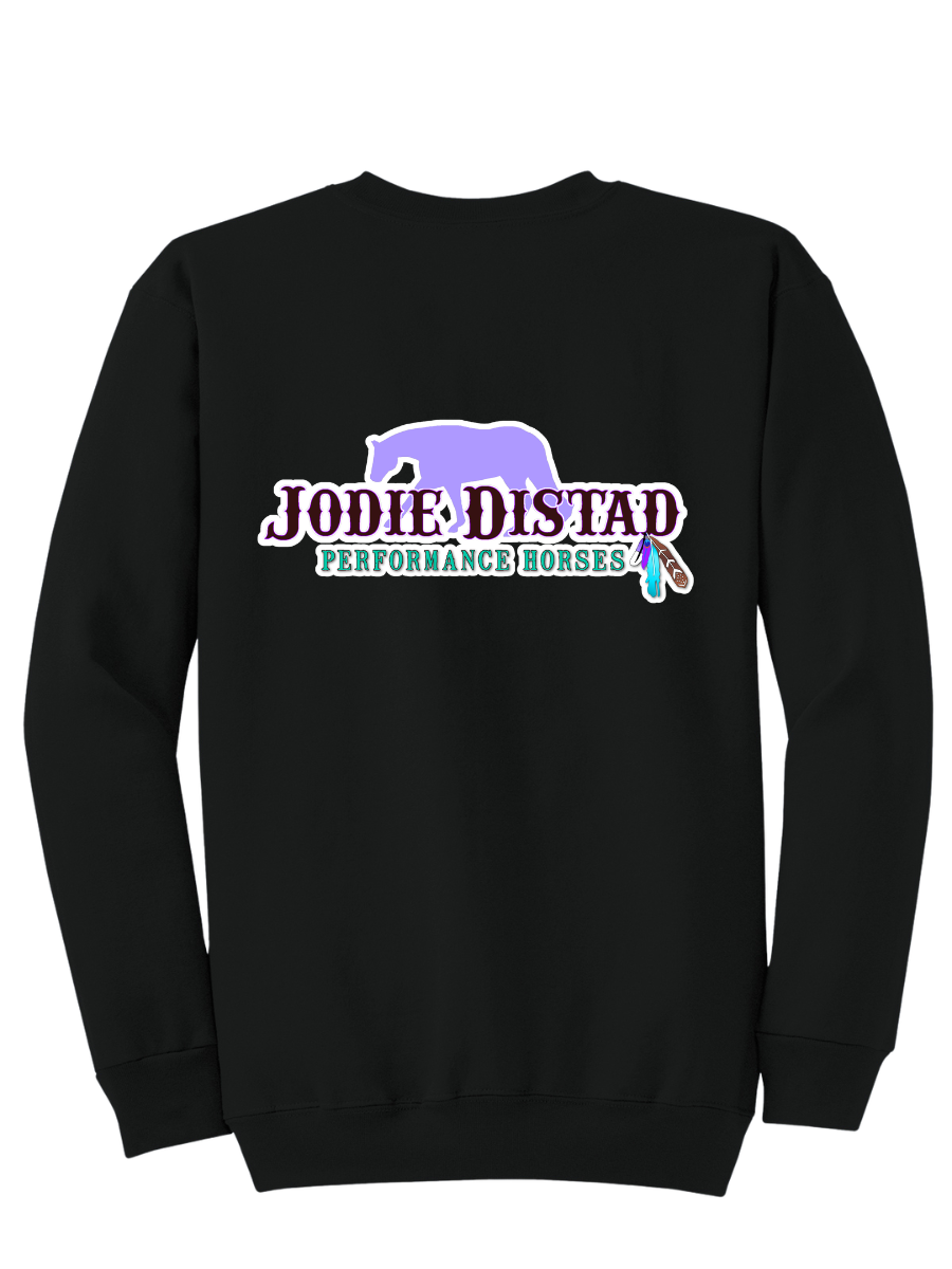 Jodie Distad Performance Horses Logo Crewneck