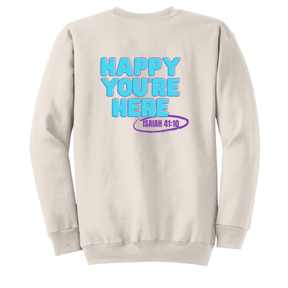 Happy You're Here Logo Crewneck