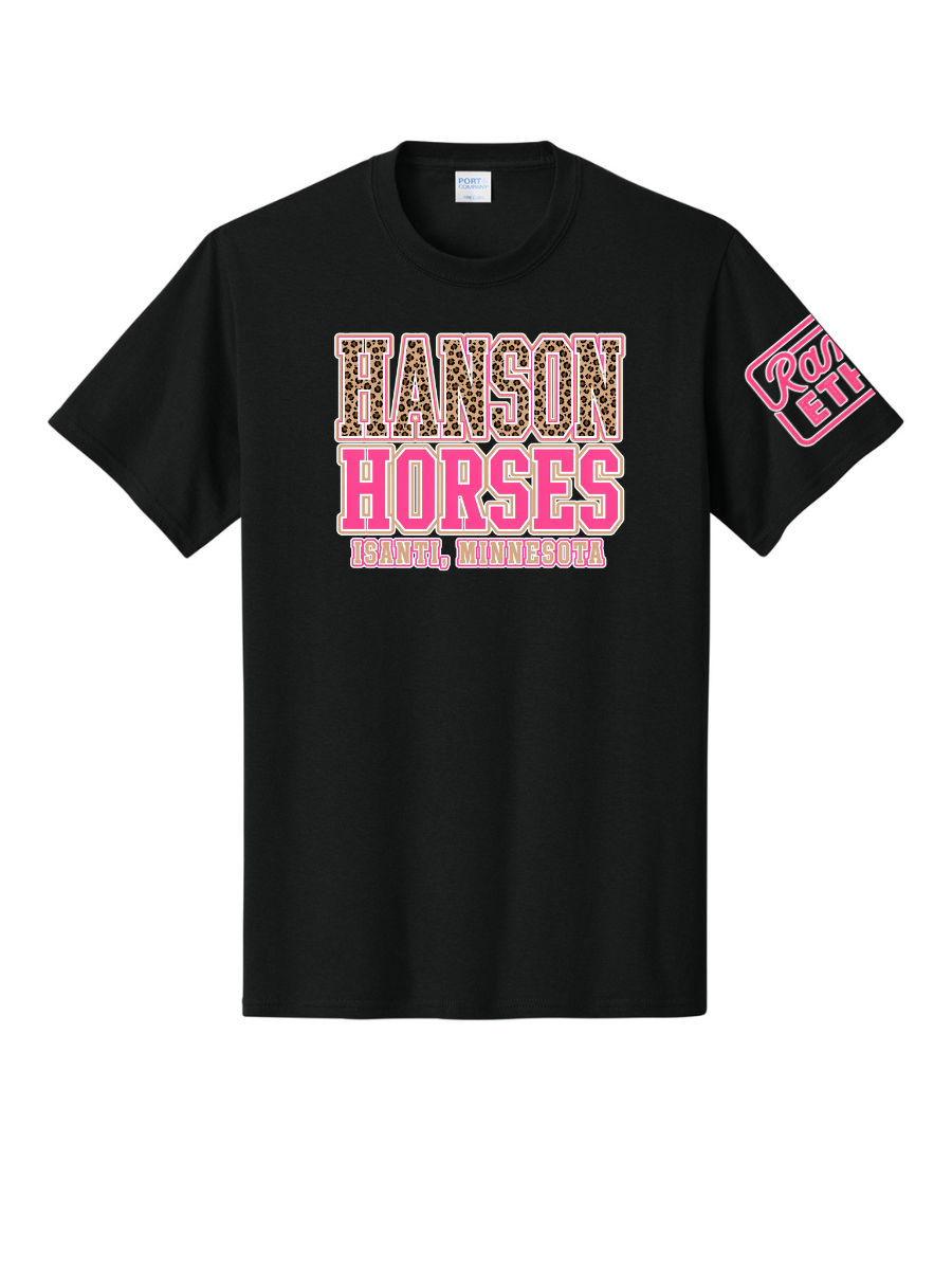 Hanson Horses Leopard Logo Tee