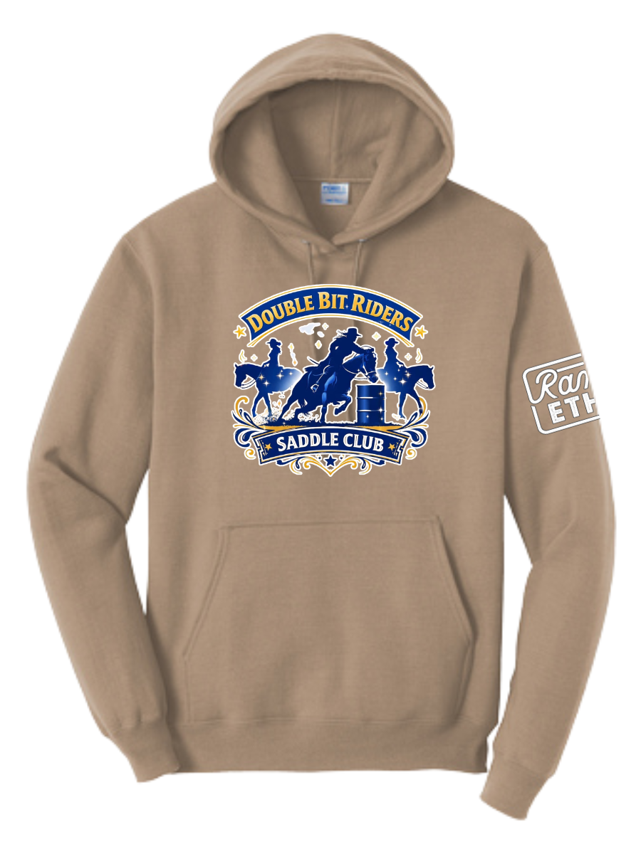 Double Bit Riders Logo Hoodie