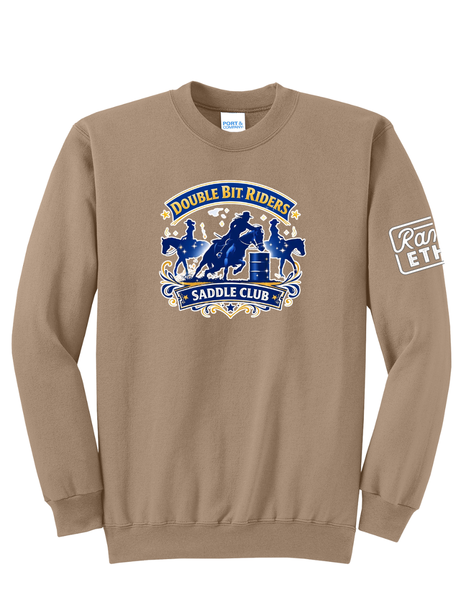 Double Bit Riders Logo Crewneck