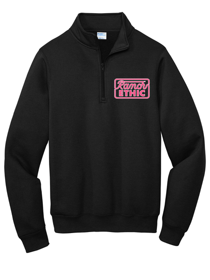 Hanson Horses Leopard Logo Quarterzip