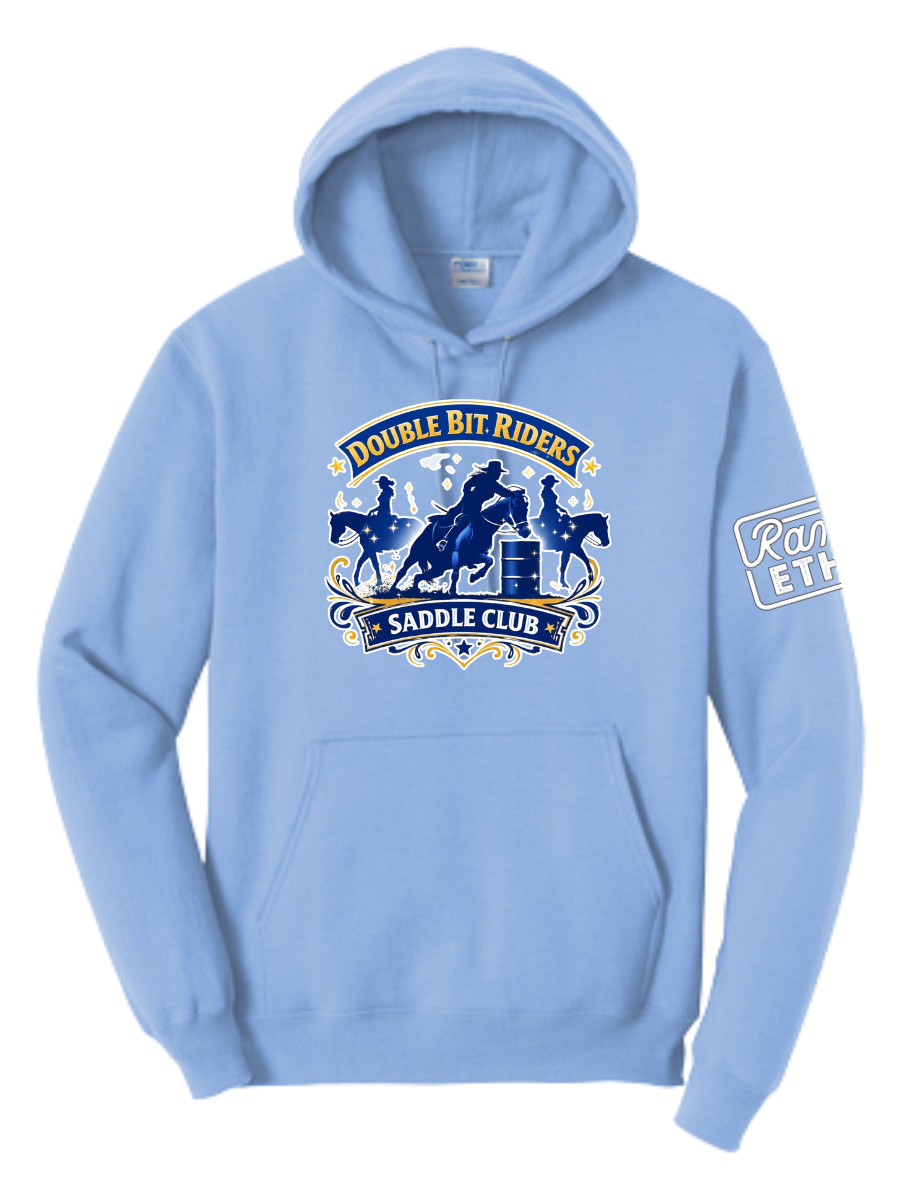 Double Bit Riders Logo Hoodie