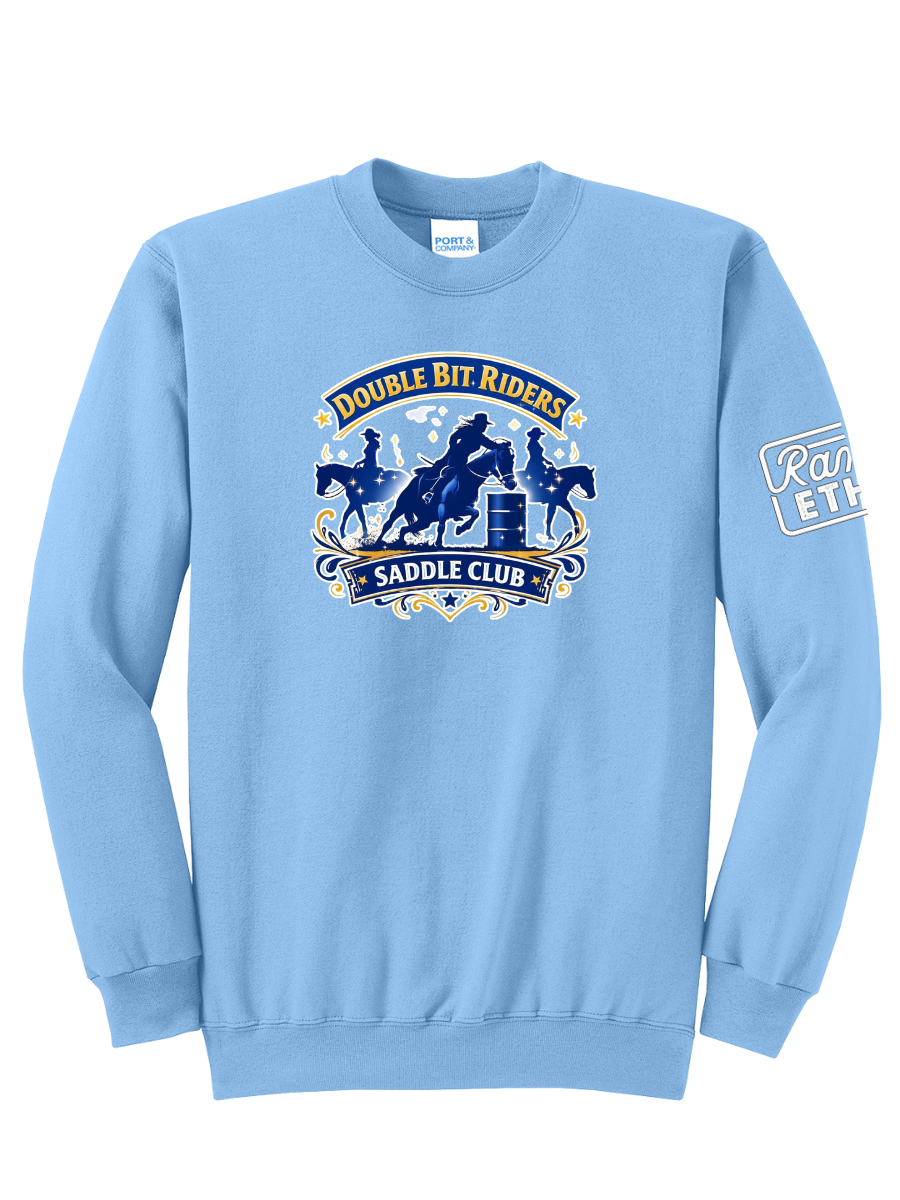 Double Bit Riders Logo Crewneck