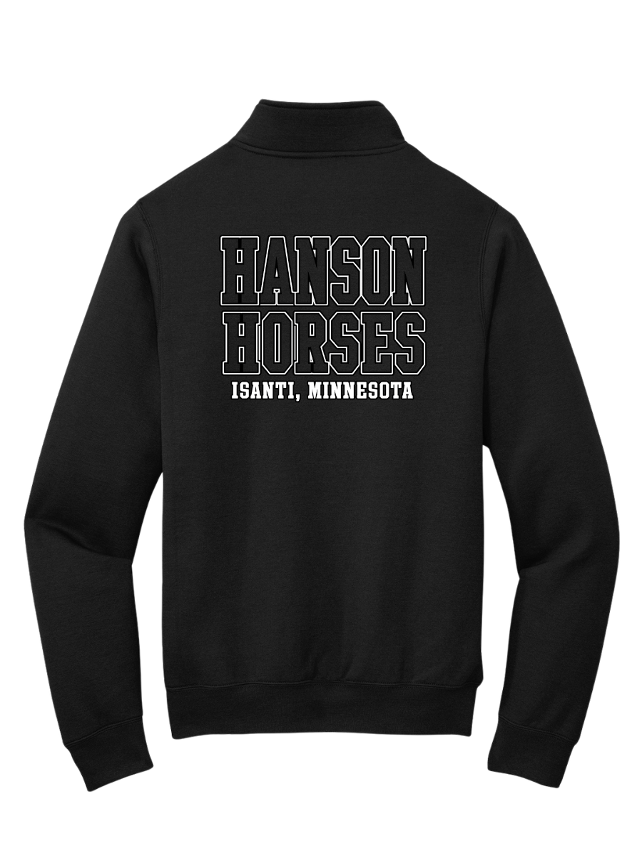 Hanson Horses Logo Quarterzip