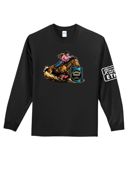 Hanson Horses Barrel Logo Long Sleeve
