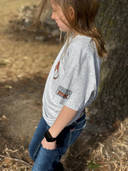 Youth Ash Logo Tee