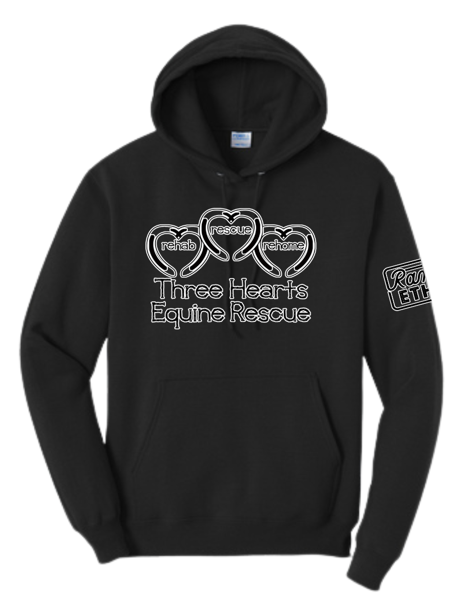 YOUTH Three Hearts Logo Hoodie