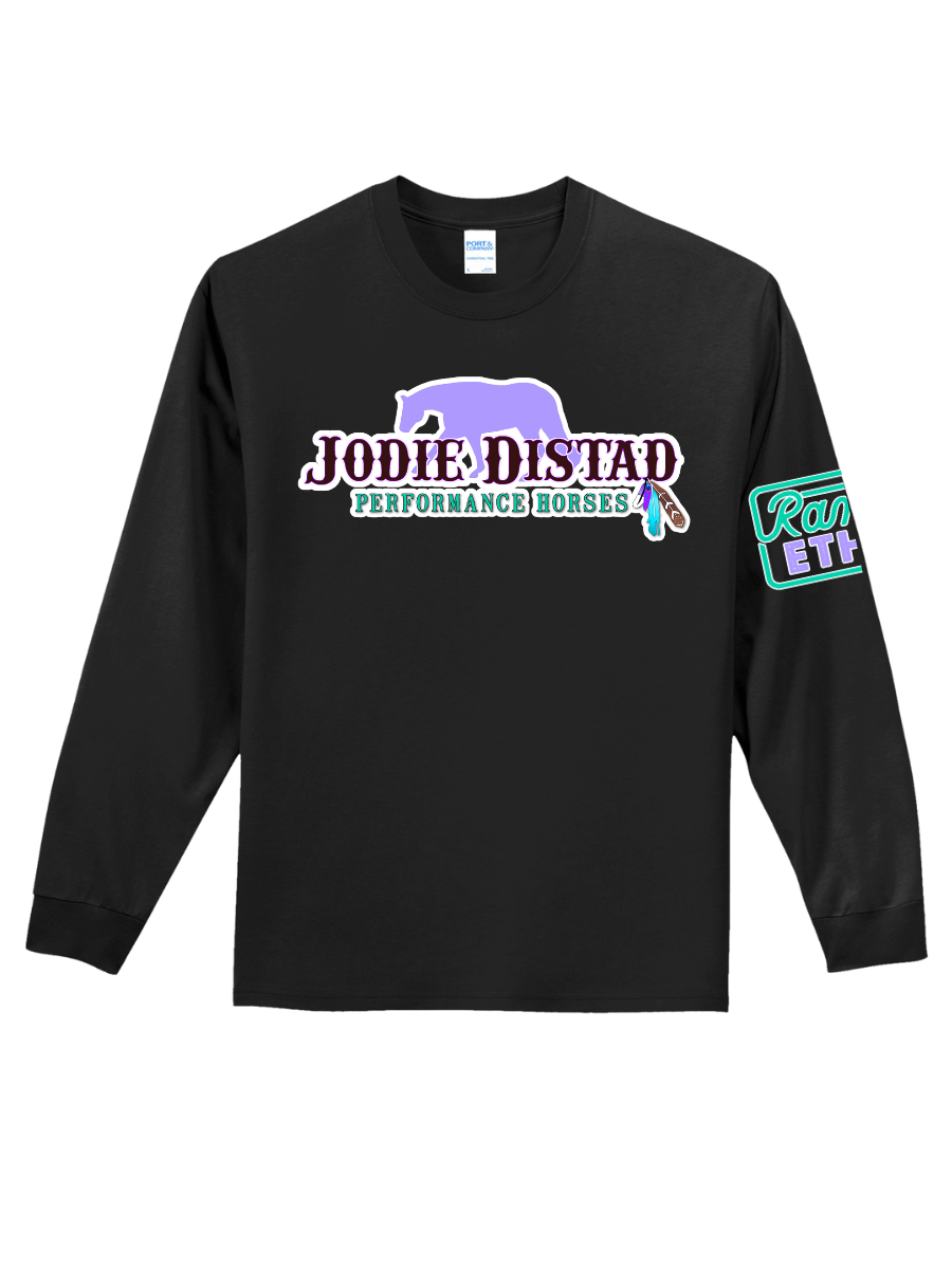 Jodie Distad Performance Horses Logo Long Sleeve